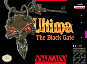 Ultima - The Black Gate (USA) box cover front